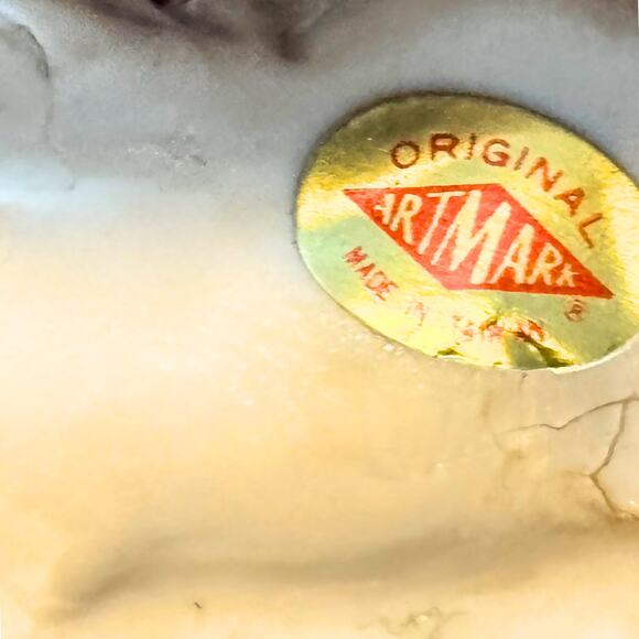 Vintage Porcelain Clown Figurine – 7” Ceramic Masked Face Circus Collectible - Picture 14 of 14